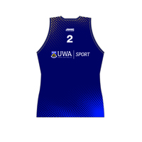 UWA Womens Beach Singlet - Navy - 2