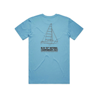 RL24 Outline T-Shirt - Blue - 2