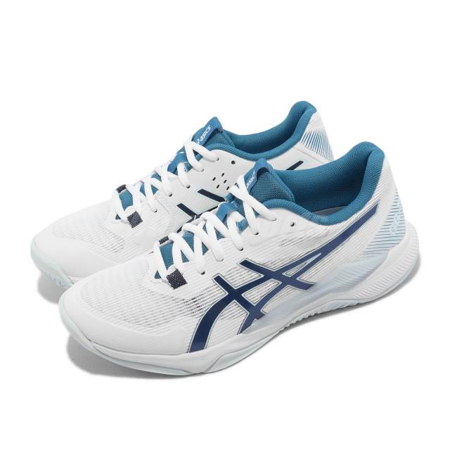 Asics GEL-Tactic White / Indigo Blue - 3